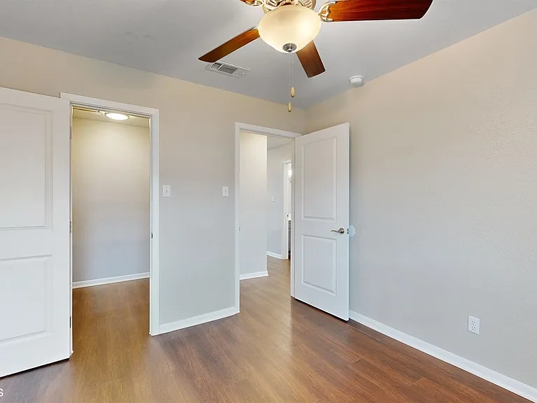 Unit bedroom and closet