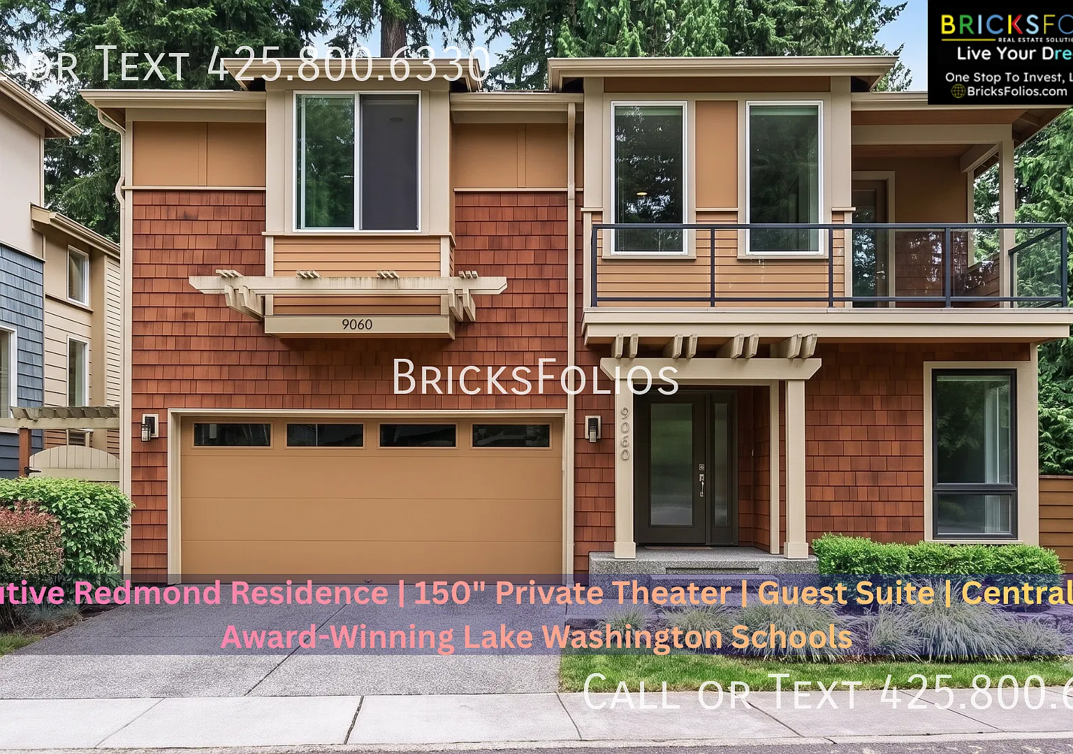 Executive Redmond Residence | 150" Private Theater | Guest Suite | Central A/C | Award-Winning La... — Photo 1