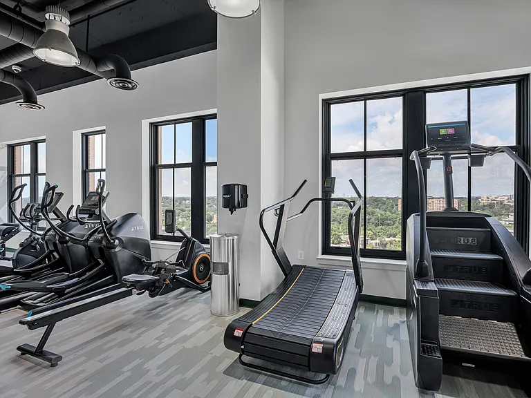 24-Hour Fitness Center with Cardio and Free Weights
