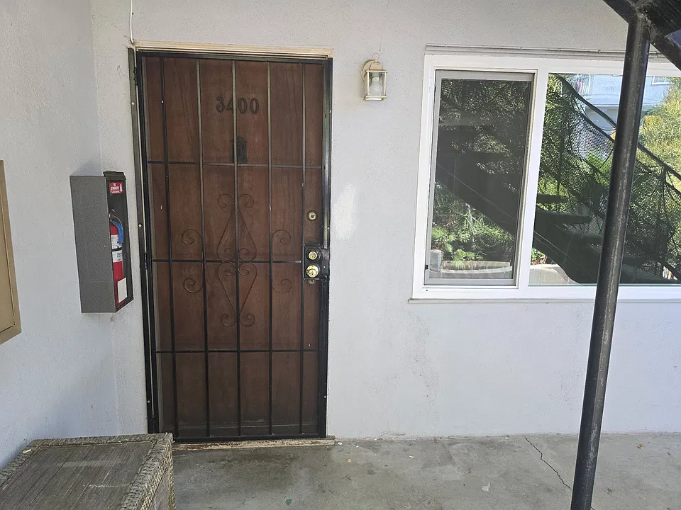 Front door to Unit