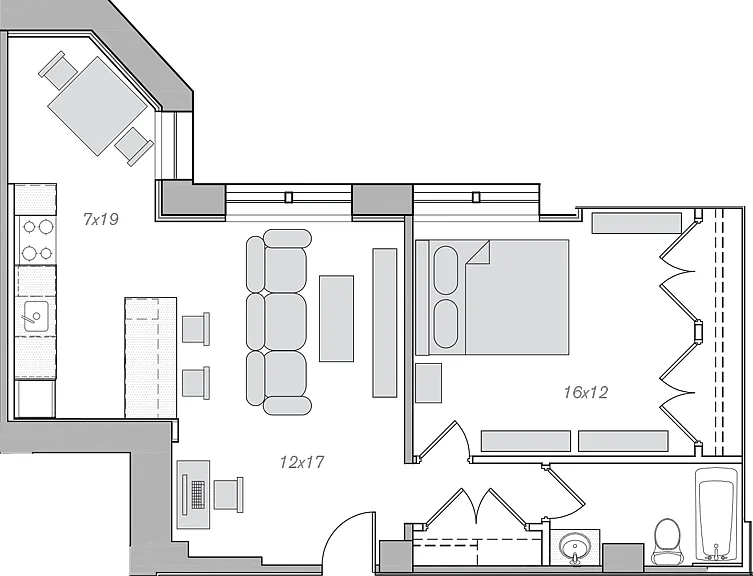 Embassy Tower Apartments — Photo 26