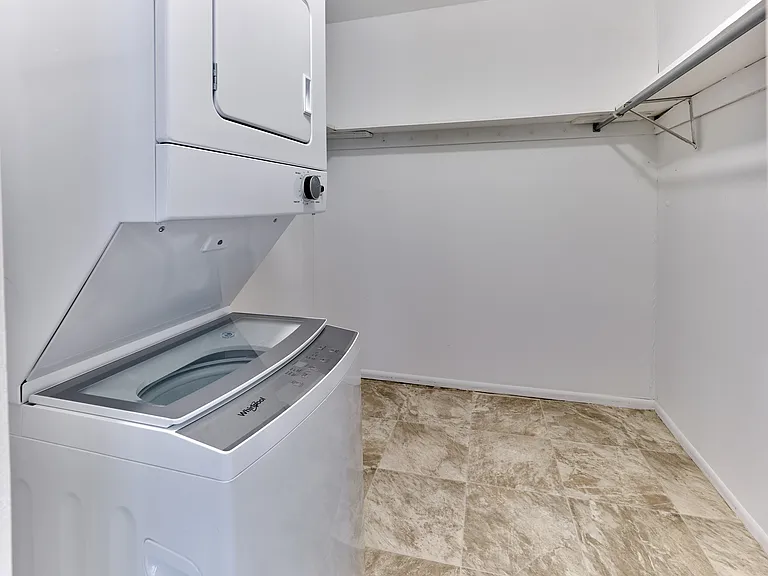Enjoy the convenience of in-unit laundry and extra storage space at Maple Grand Apartments in Maple Shade, NJ.