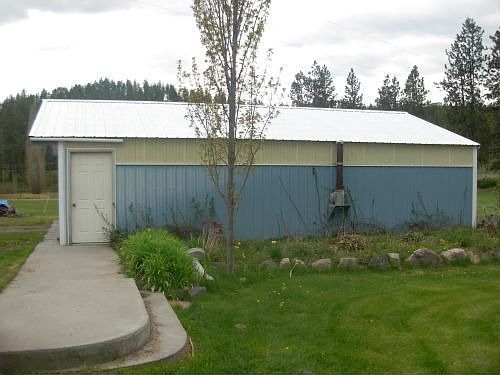 Garage with shop area