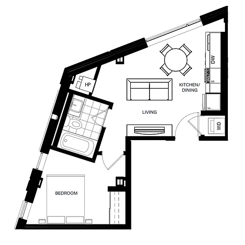Floor plan 1-E