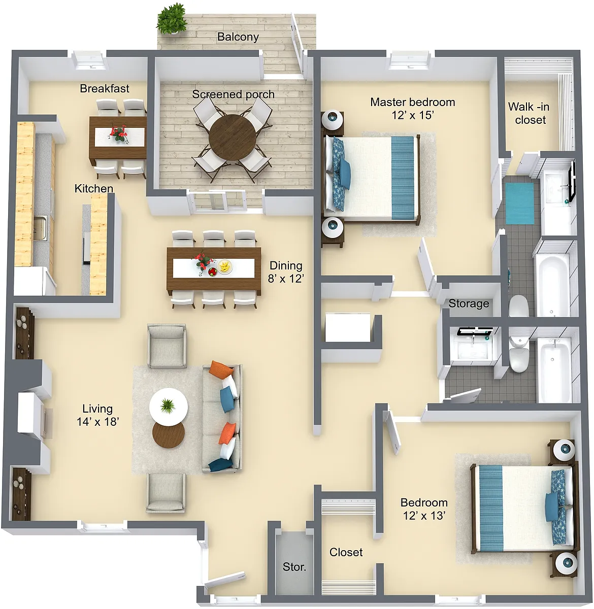 Floor plan Ridge