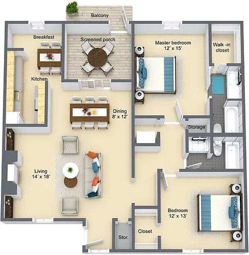 Floor plan Ridge