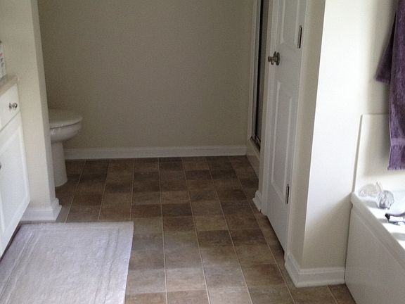 new bathroom flooring