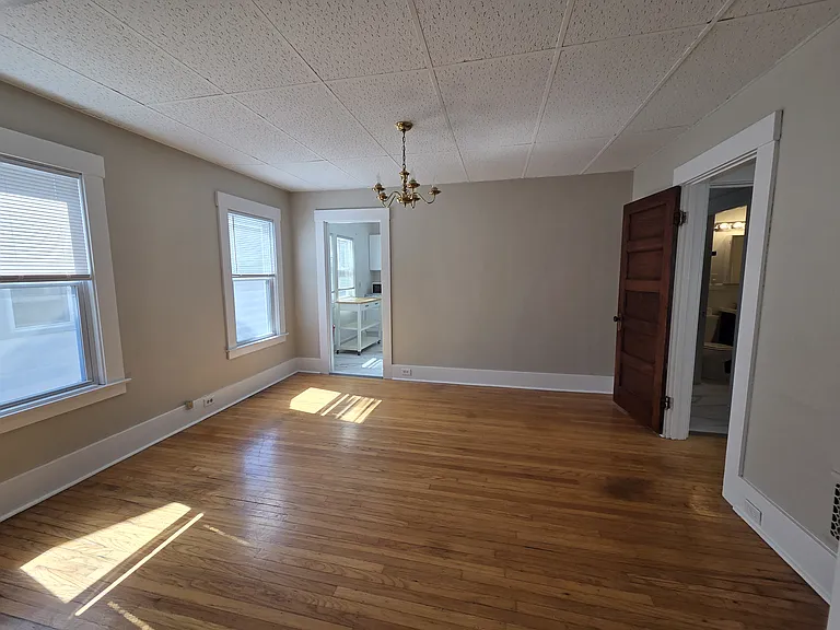 Dining room; freshly painted!
