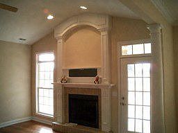 Den and Fireplace Hardwood