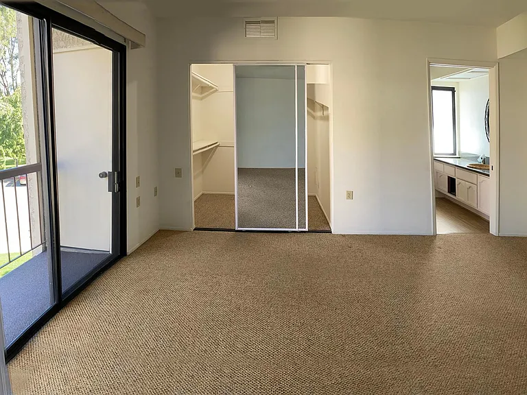 Large Master Bedroom with Balcony, Walk-In Closet and Bathroom