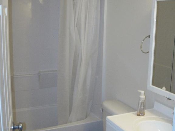 One of two in unit bathrooms