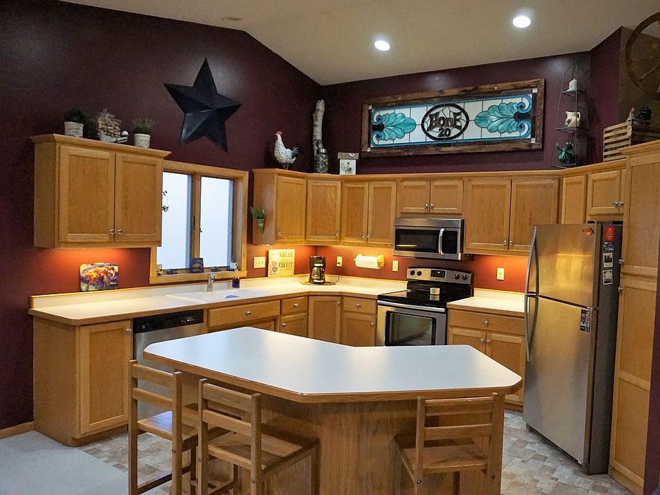 Skylight,Custom oak cabinets