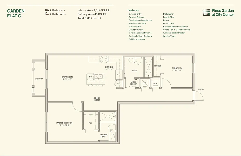 Floor plan Garden Flat G
