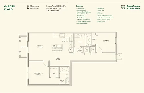 Floor plan Garden Flat G