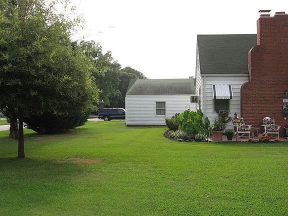 View from Thalia to Back Garage