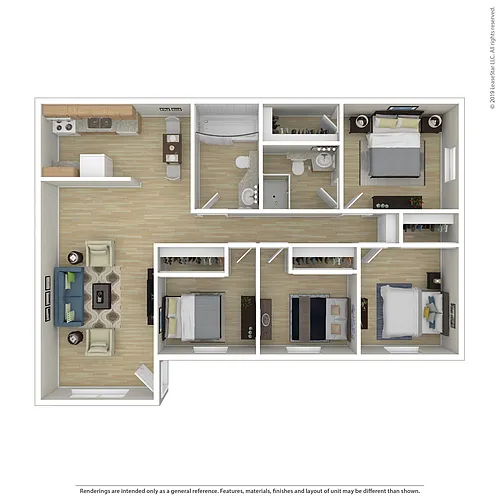 Floor plan 4X2