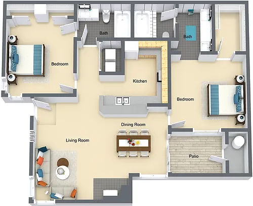 Floor plan Figi