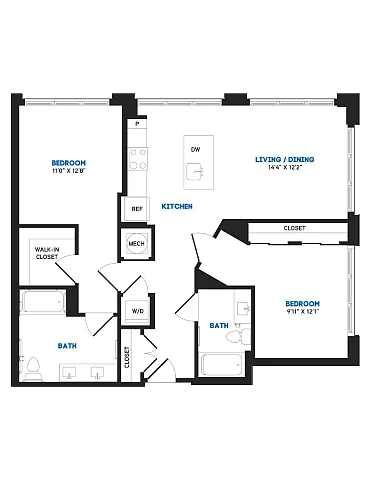 Floor plan B9B - Chase