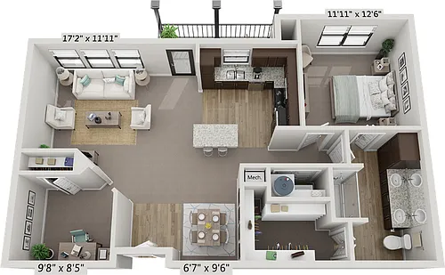 Floor plan The Genoa | A4