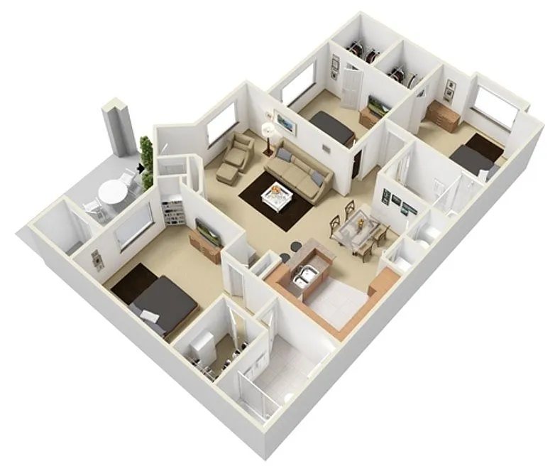 Floor plan Colonnade