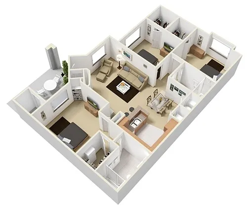 Floor plan Colonnade