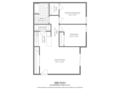 Floor plan Two-Bedroom