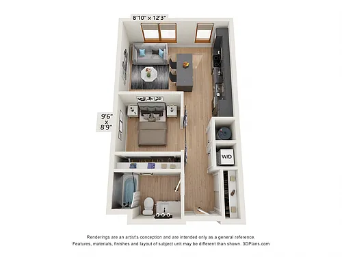 Floor plan Chaplin