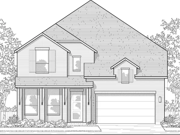 Plan Elmhurst Plan, 6 Creeks at Waterridge: 55ft. lots