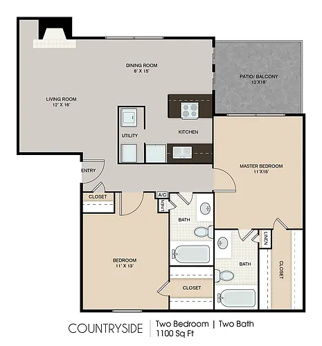 Floor plan 2X2