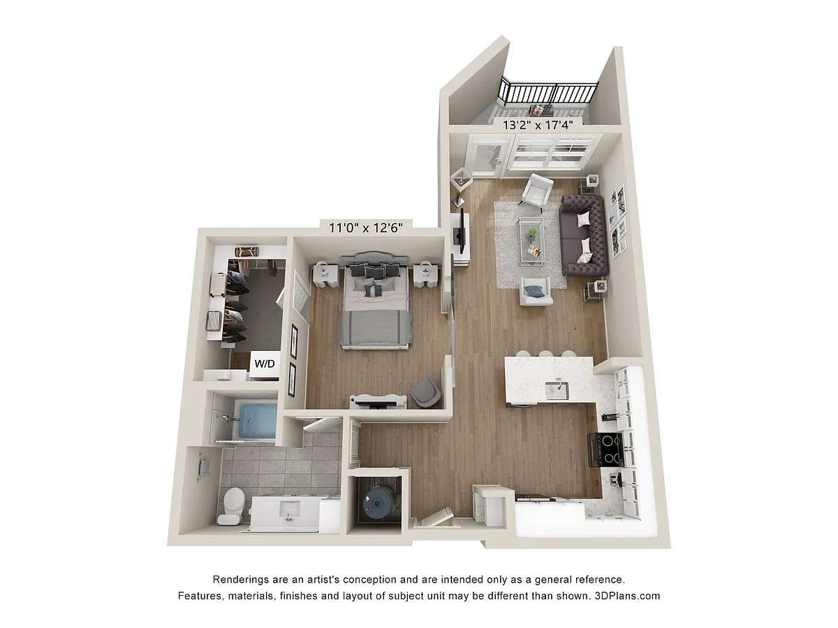 Floor plan Hourglass