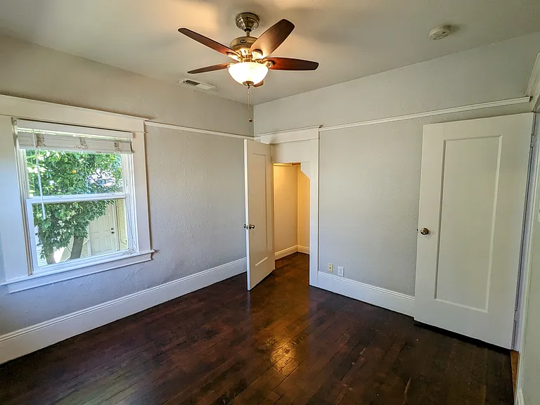 Two sunny bedrooms with ample closets.