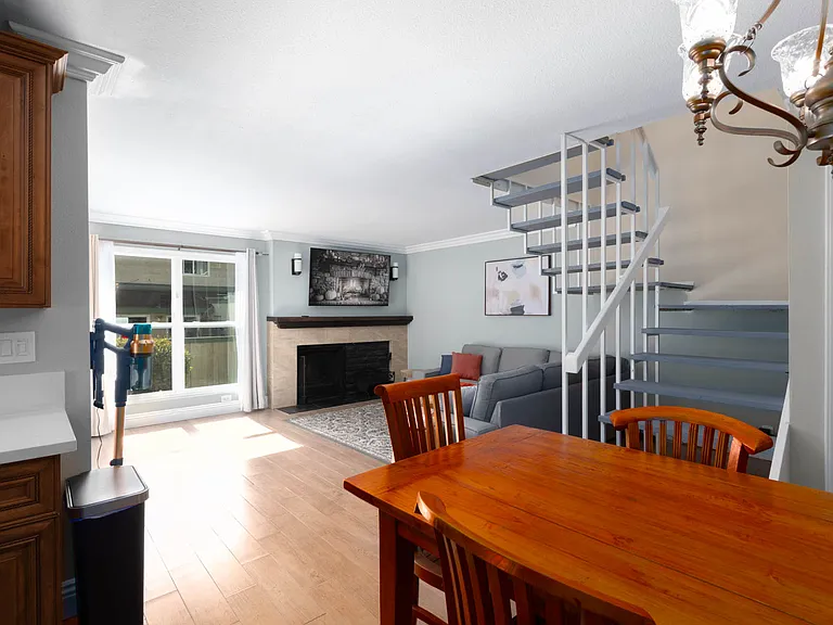 Open concept kitchen and living room