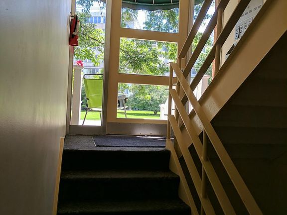 Front entry and mailbox