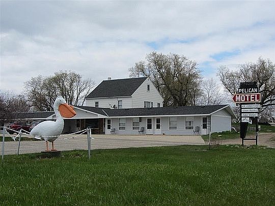 Motel entrance