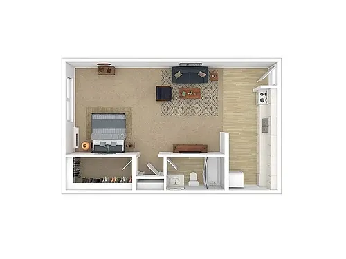 Floor plan Studio