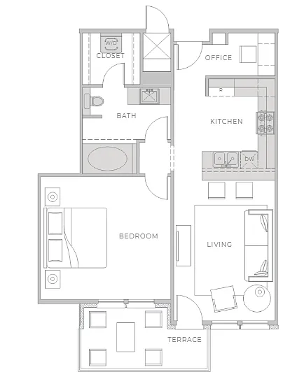 Floor plan A42