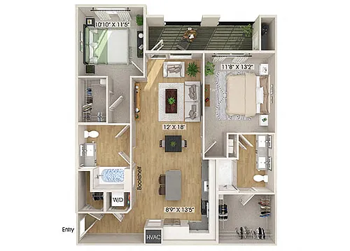 Floor plan B3