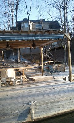 View of pergola dock.