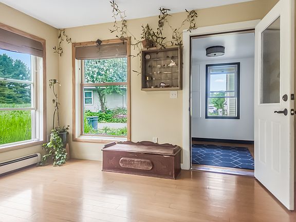 Living room and mudroom from the kitchen