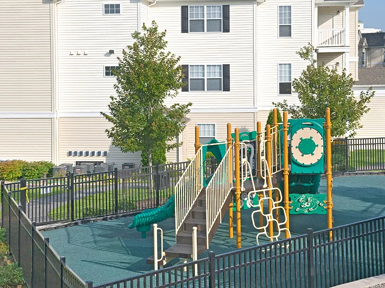 Picnic areas, BBQ grills, an outdoor fireplace, and a children's play area
