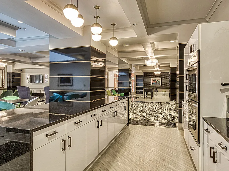 Clubroom Kitchen is perfect for entertaining