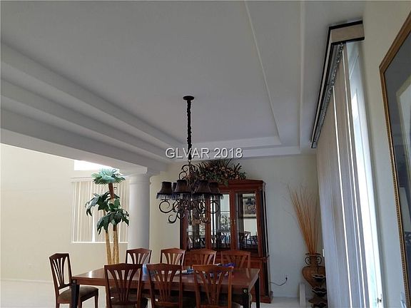Dining Room with Trey Ceiling