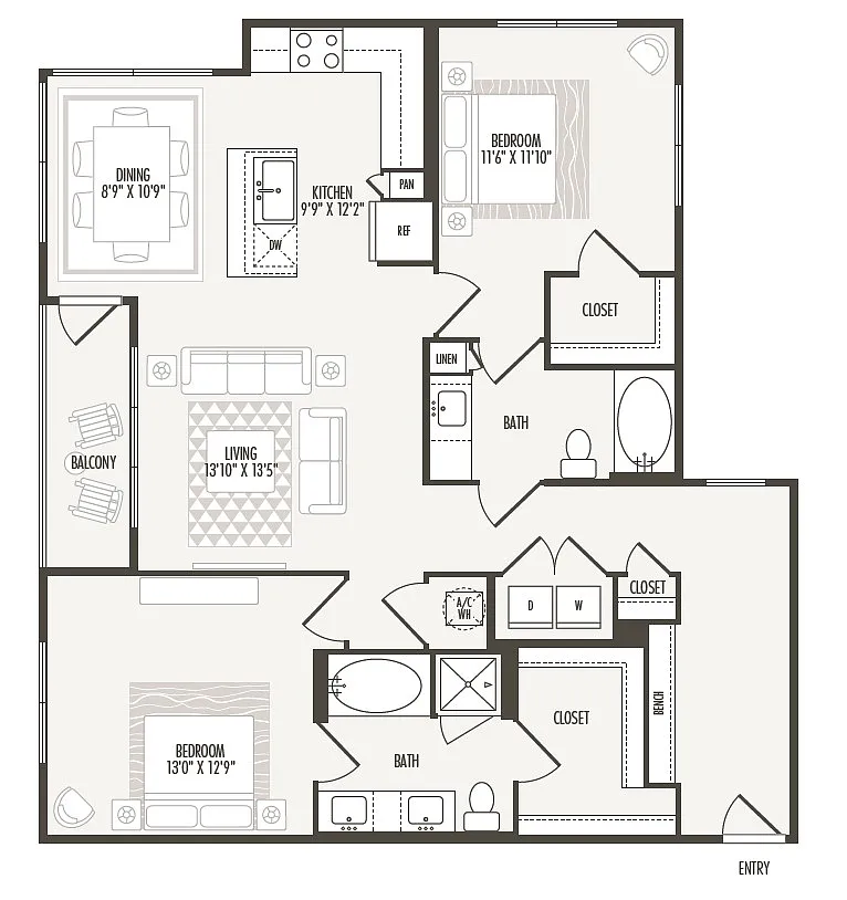 Floor plan B3
