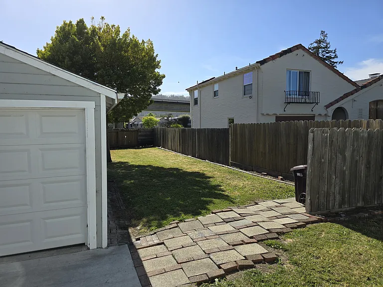Back yard entrance