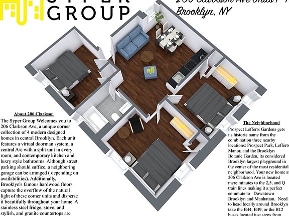 2nd image of 206 Clarkson Ave #3-B