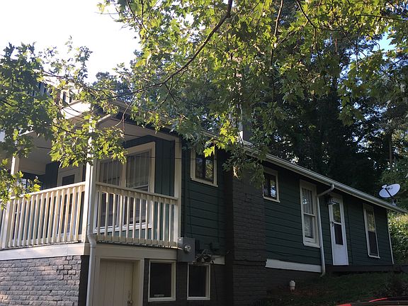 Looking from the driveway