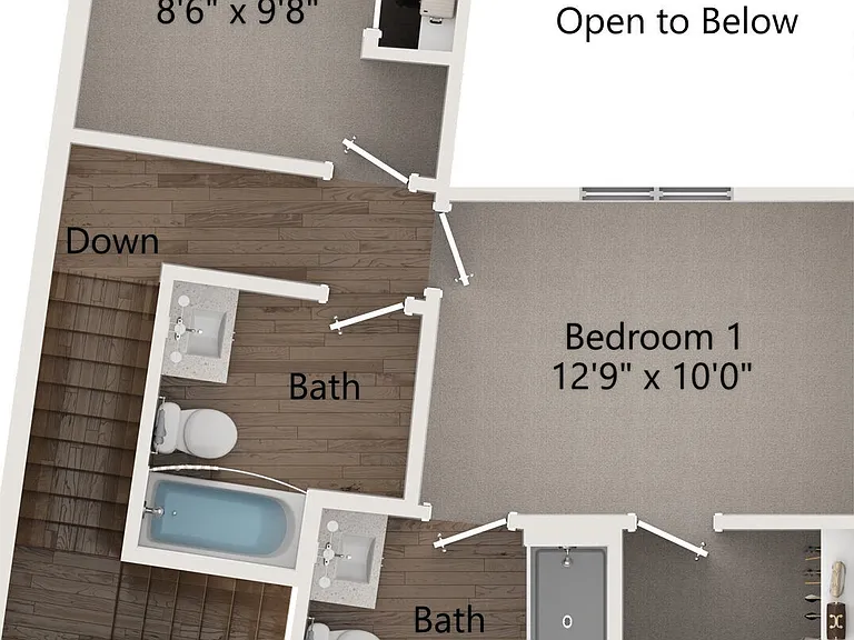 B2L floor plan Centro at Pine Nash