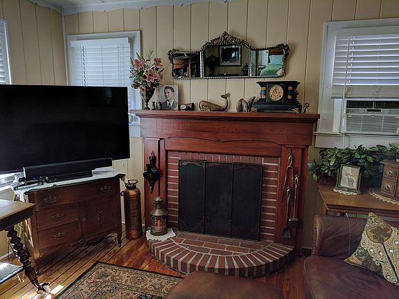 Cozy fireplace