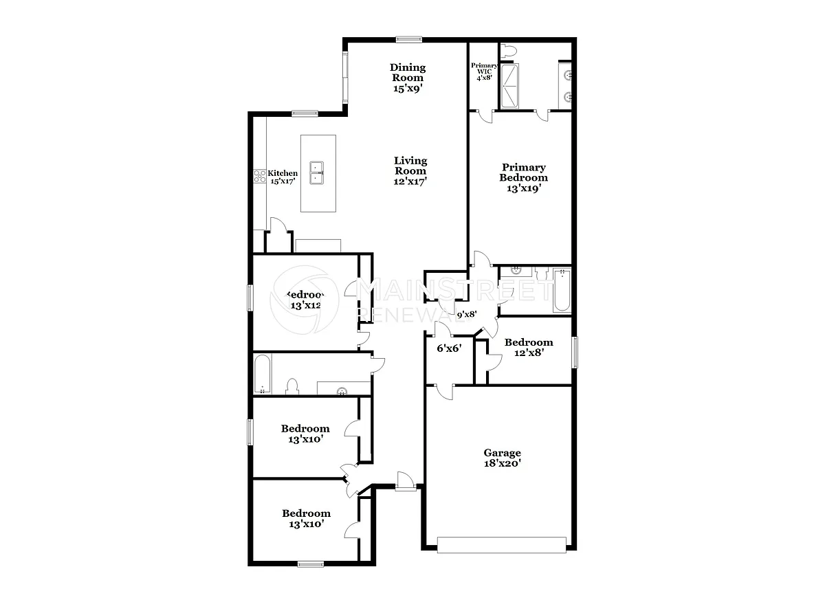 Floor Plan - 1369 Brenway Dr