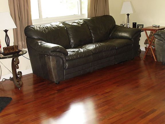 Living Room with Hard Wood Flooring
